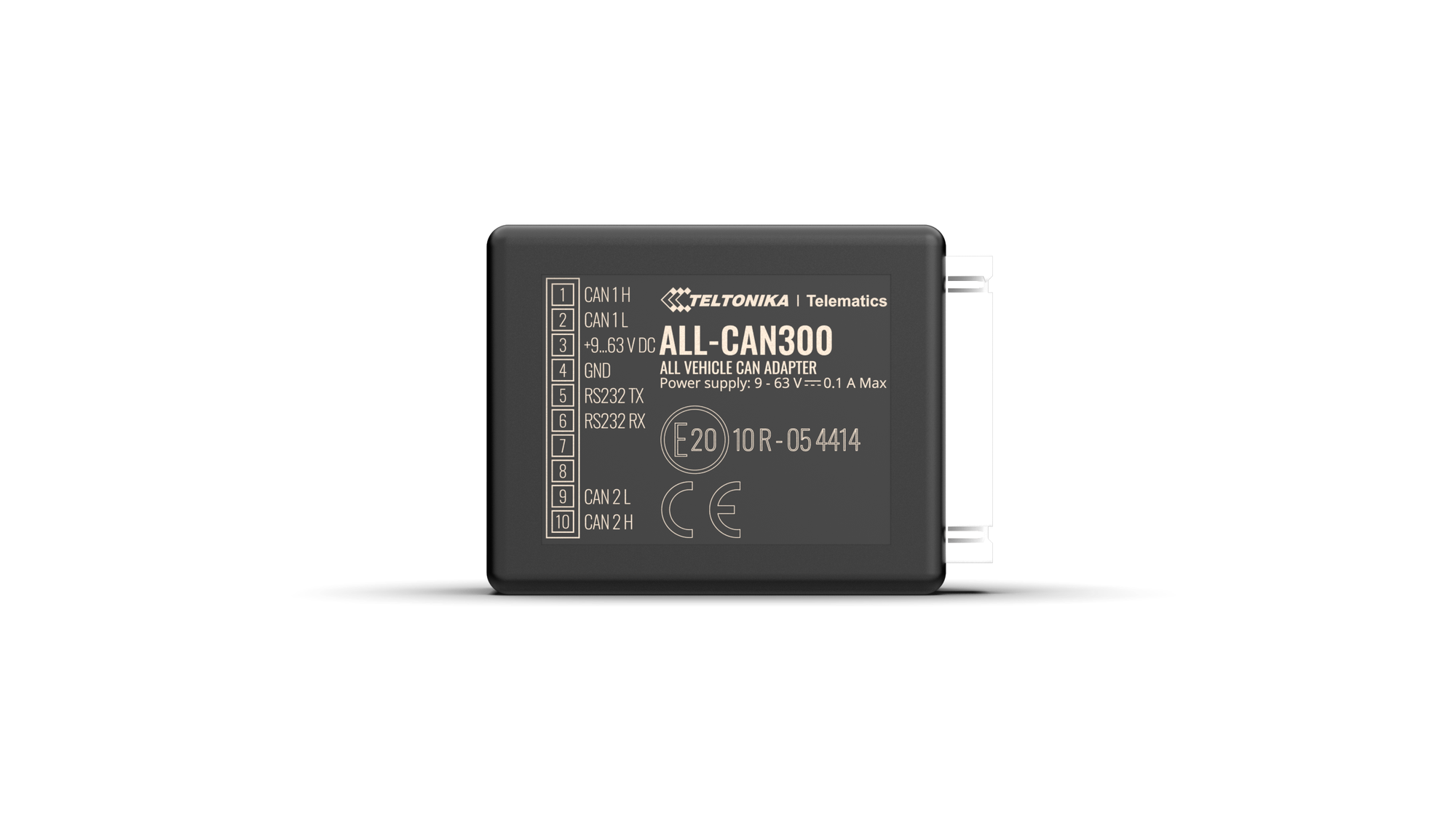 Teltonika ALL-CAN300 CAN adapter – front view